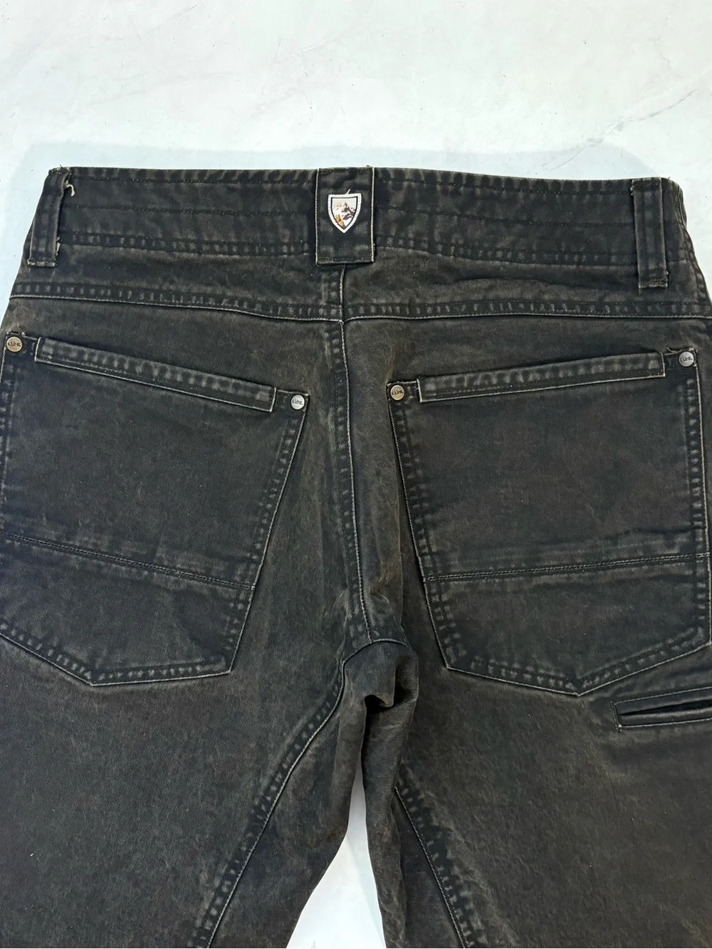 KUHL Hot Rydr Size 30 Dark Brown Green Outdoor Hiking Pants Granola‎ Gorpcore